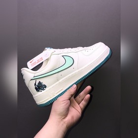 Nk Air Force 107 Low, тематика «Гарнир», зеленый цвет, низкие кро