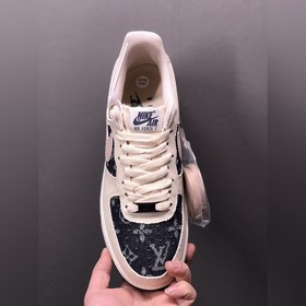 Nk Air Force 107 Low с принтом и патч-патчами, низкие кеды из пар