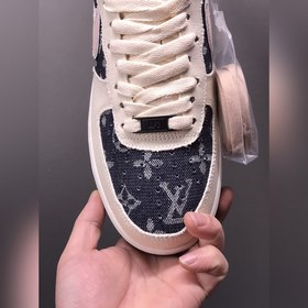 Nk Air Force 107 Low с принтом и патч-патчами, низкие кеды из пар