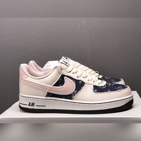 Nk Air Force 107 Low с принтом и патч-патчами, низкие кеды из пар