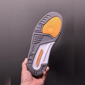 Air Jordan 3 Retro AJ3 Джо 3 бело-желтый с лимонным узором баскет