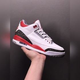 Air Jordan 3 Retro Fire Red AJ3 Джо 3 новый огненно-красный DN370