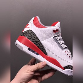 Air Jordan 3 Retro Fire Red AJ3 Джо 3 новый огненно-красный DN370