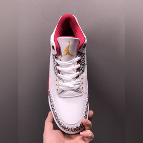 Air Jordan 3 Retro Fire Red AJ3 Джо 3 новый огненно-красный DN370