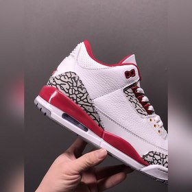 Air Jordan 3 Retro Fire Red AJ3 Джо 3 новый огненно-красный DN370