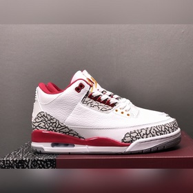Air Jordan 3 Retro Fire Red AJ3 Джо 3 новый огненно-красный DN370