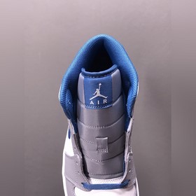 Air Jordan 1 Mid True Blue AJ1 Джо 1 настоящий синий средние баск