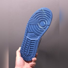 Air Jordan 1 Mid True Blue AJ1 Джо 1 настоящий синий средние баск
