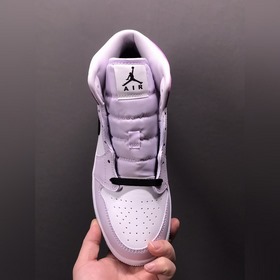 Чистый оригинал Air Jordan 1 Mid GS AJ1 Джо 1 градиентный виногра