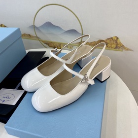 Prada 2023 Изысканные туфли на каблуке Mary Jane. Качество с гара