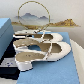 Prada 2023 Изысканные туфли на каблуке Mary Jane. Качество с гара