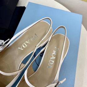 Prada 2023 Изысканные туфли на каблуке Mary Jane. Качество с гара