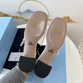 Prada 2023 Изысканные туфли на каблуке Mary Jane. Качество с гара