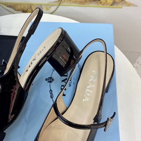 Prada 2023 Изысканные туфли на каблуке Mary Jane. Качественный пр