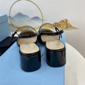 Prada 2023 Изысканные туфли на каблуке Mary Jane. Качественный пр