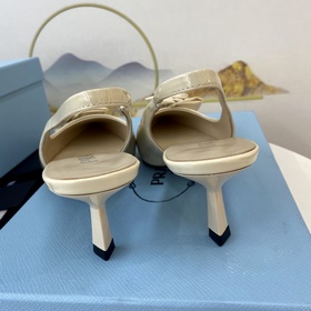 Prada 2023 Изысканные туфли на каблуке Mary Jane. Качественный пр