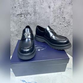 Мужские туфли Prada Derby 2023, новейшая модель Prada, версия выс