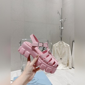 Новейшие три цвета Prada Piggyback Sawtooth Roman Braided Thick S