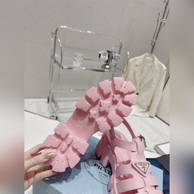 Новейшие три цвета Prada Piggyback Sawtooth Roman Braided Thick S