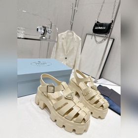 Новейшие три цвета Prada Piggyback Sawtooth Roman Braided Thick S
