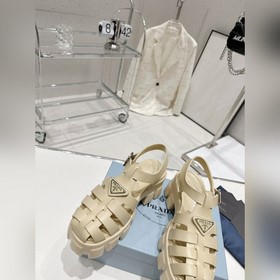 Новейшие три цвета Prada Piggyback Sawtooth Roman Braided Thick S