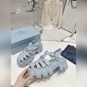 Новейшие три цвета Prada Piggyback Sawtooth Roman Braided Thick S
