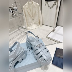 Новейшие три цвета Prada Piggyback Sawtooth Roman Braided Thick S