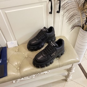 Новая модель PRADA, толстая подошва, уникальный дизайн, кожа овцы