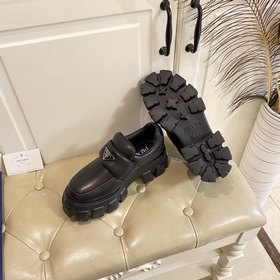 Новая модель PRADA, толстая подошва, уникальный дизайн, кожа овцы