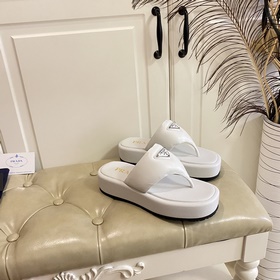Prada сандалии, кожа овцы, кожа овцы, оригинальная подошва, разме