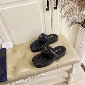 Prada сандалии, овечья кожа, овечья подкладка, оригинальная подош