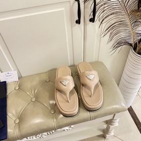 Prada сандалии, кожа овцы, кожа овцы, оригинальная подошва, разме