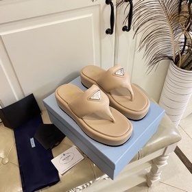Prada сандалии, кожа овцы, кожа овцы, оригинальная подошва, разме