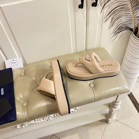 Prada сандалии, кожа овцы, кожа овцы, оригинальная подошва, разме