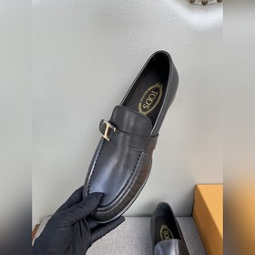 Оригинальное качество Tods. Кожаные туфли Tods. Новая модель, син