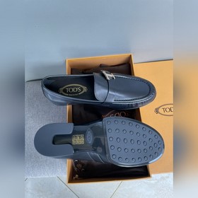 Оригинальное качество Tods. Кожаные туфли Tods. Новая модель, син