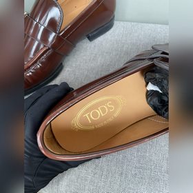 Оригинальное качество Tods. Повседневные кожаные туфли Tods. Нова