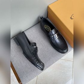 Оригинальное качество Tods. Кожаные туфли Tods. Новая модель, син