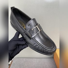 Оригинальное качество Tods. Кожаные туфли Tods. Новая модель, син