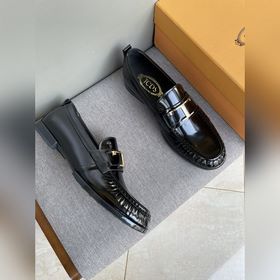 Оригинальное качество Tods. Кожаные туфли Tods. Новая модель, син