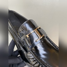 Оригинальное качество Tods. Кожаные туфли Tods. Новая модель, син