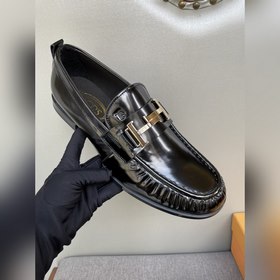 Оригинальное качество Tods. Кожаные туфли Tods. Новая модель, син