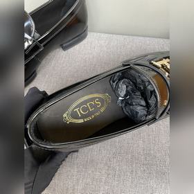 Оригинальное качество Tods. Кожаные туфли Tods. Новая модель, син