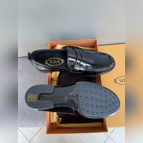 Оригинальное качество Tods. Кожаные туфли Tods. Новая модель, син