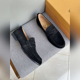 Оригинальное качество Tods. Кожаные туфли Tods. Новая модель, син