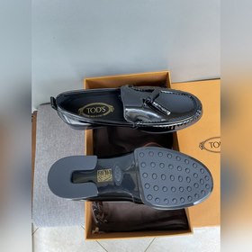 Оригинальное качество Tods. Кожаные туфли Tods. Новая модель, син