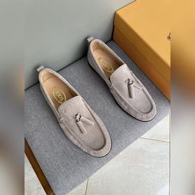 Оригинальное качество Tods. Кожаные туфли Tods. Новая модель, син