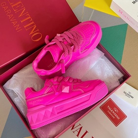 VALENTINO PinkPp ограниченная серия, широкие шнурки, пара, туфли-