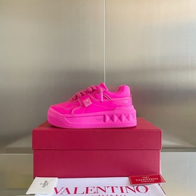 VALENTINO PinkPp ограниченная серия, широкие шнурки, пара, туфли-