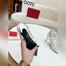 Valentino, высококачественная кожаная подошва, каблук 8 см Класси